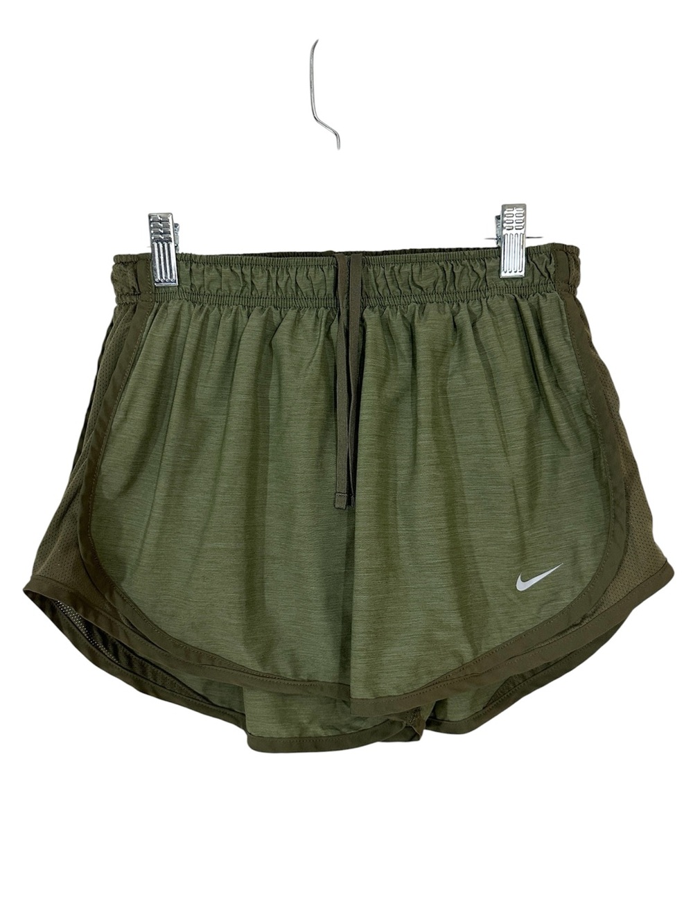 Nike Women’s Dri-FIT Tempo Running Shorts In Olive Green